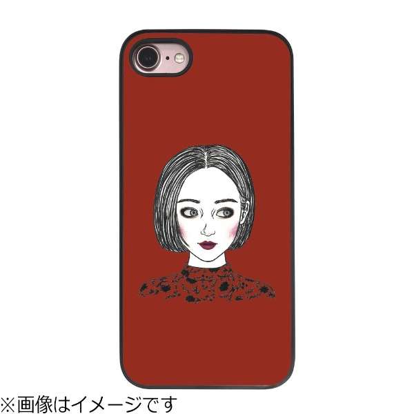 Iphone 8 ブラックケース 少女のイラスト レッド Dsi7s Roa ロア 通販 ビックカメラ Com