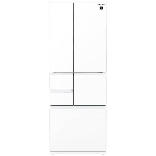 SJ-GT50D-W 冷蔵庫 プラズマクラスター冷蔵庫 ピュアホワイト [6ドア 