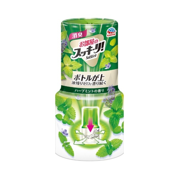 お部屋のスッキーリ！Sukki-ri！ ハーブミントの香り 400mL〔消臭剤・芳香剤〕 アース製薬｜Earth 通販 | ビックカメラ.com