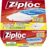 Ziploc(jippurokku)集装箱饭保存容器1餐事情2个装