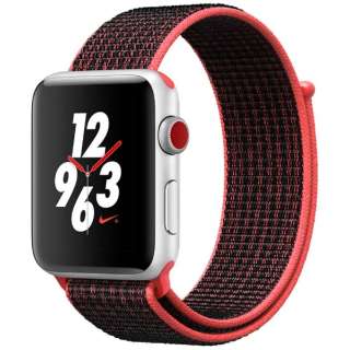 Apple Watch Nike+iGPS + Cellularfj 42mm Vo[A~jEP[XƃuCgN]/ubNNikeX|[c[v@MQMG2J/A