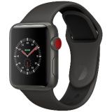 Apple Watch Edition(ＧＰＳ+Cellular型号)38mm灰色陶瓷包和灰色/黑色运动带MQM42J/A_1