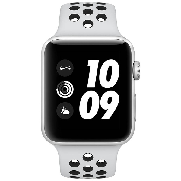 Apple Watch Nike+（GPS） 42mm シルバーアルミニウムケースとピュア 