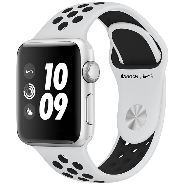 Apple Watch Nike+（GPS） 38mm シルバーアルミニウムケースとピュア