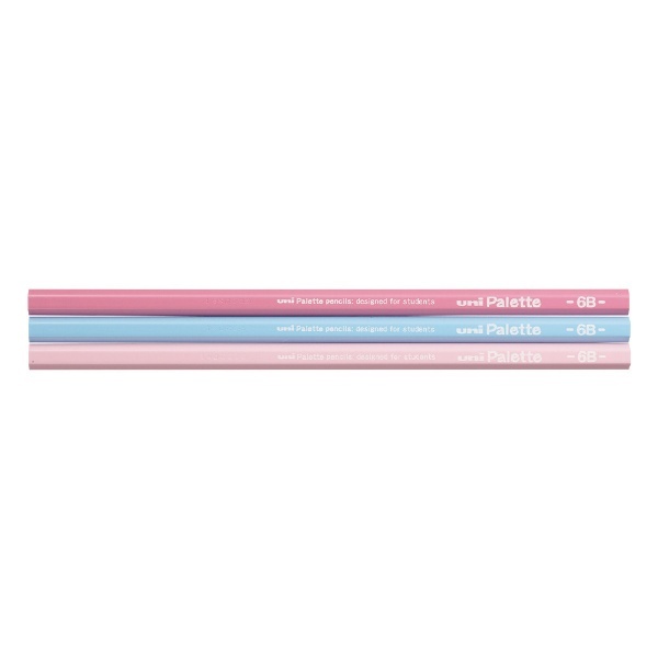 uni Palette(ユニパレット) かきかた鉛筆 パステルピンク K55616B [6B /12本（1ダース）] 三菱鉛筆｜MITSUBISHI  PENCIL 通販