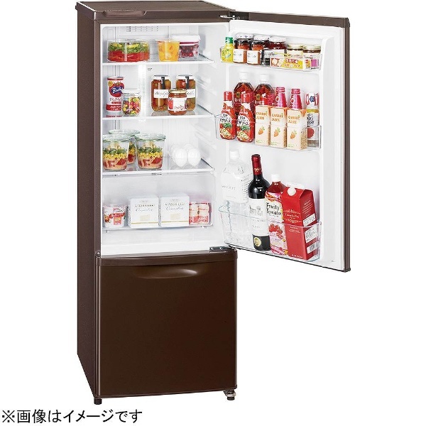 NR-B17AW-T 冷蔵庫 168L パーソナル冷蔵庫 マホガニーブラウン [2ドア 