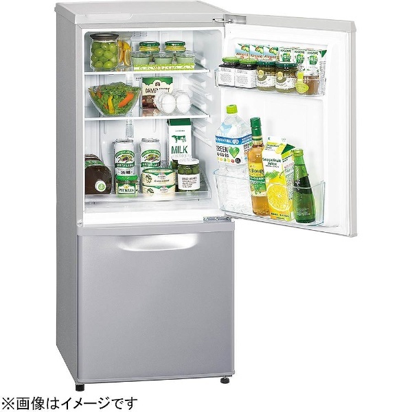 生活家電 冷蔵庫 NR-B14AW-S 冷蔵庫 138L パーソナル冷蔵庫 シルバー [2ドア /右開き 