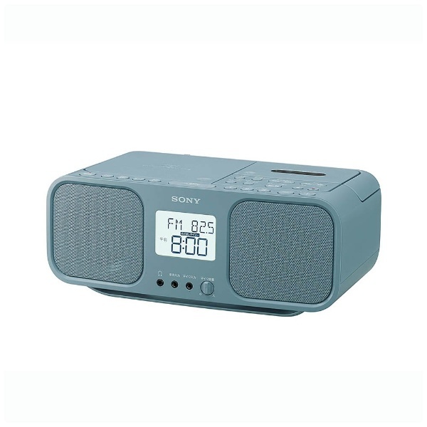 CDラジオカセットレコーダー ブルーグレー CFD-S401(LI) [ワイドFM対応 /CDラジカセ]