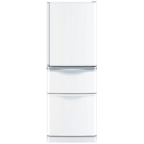 MR-C34C-W 冷蔵庫 パールホワイト [3ドア /右開きタイプ /335L] 《基本設置料金セット》