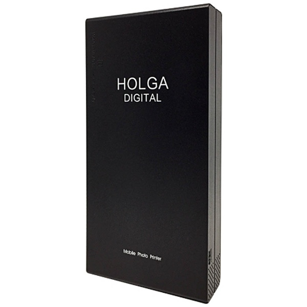  〔iOS／Androidアプリ〕 ホルガデジタル モバイル フォトプリンター ブラック HOLGA-PRITER/BK