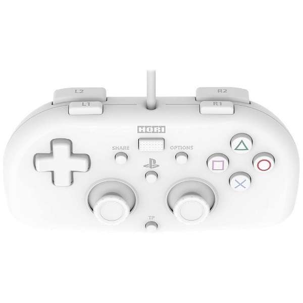 ワイヤードコントローラーライト for PlayStation4 ホワイト PS4-102［PS4］_1