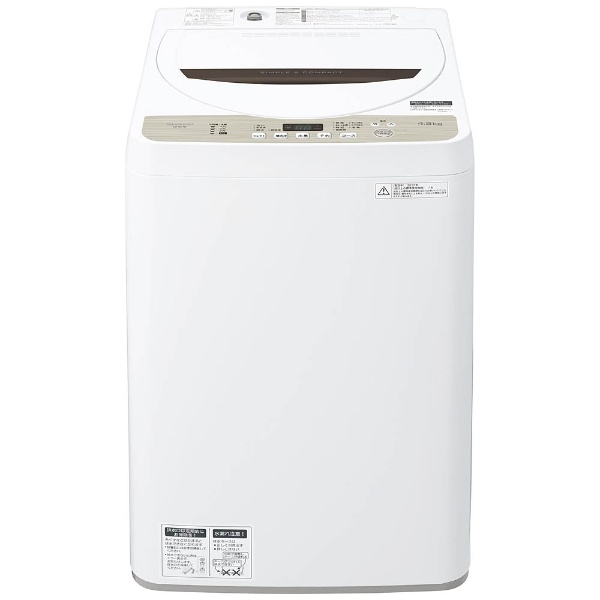 ES-GE4B-C 全自動洗濯機 ベージュ系 [洗濯4.5kg /乾燥機能無 /上開き 