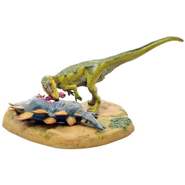  恐竜 アロサウルス vs ステゴサウルス ミニモデル