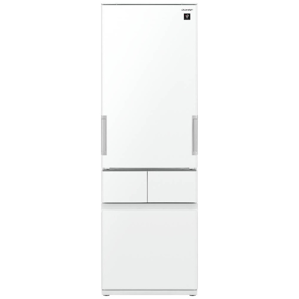 SJ-GT42D-W 冷蔵庫 プラズマクラスター冷蔵庫 ピュアホワイト [4ドア /左右開きタイプ /415L] 【お届け地域限定商品】