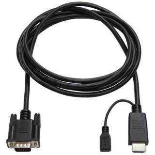 fϊP[u micro USBXd ubN AMC-HDVGA20 [HDMIVGA /2m]