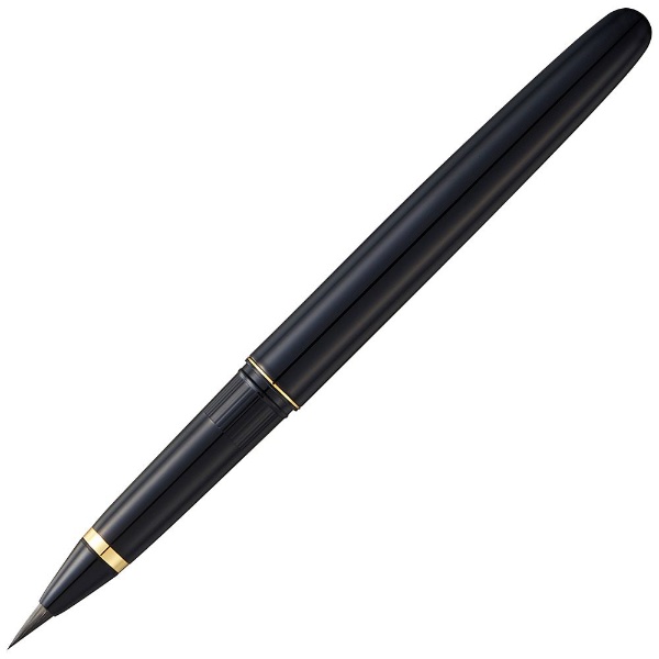 [筆ペン]くれ竹万年毛筆 漆調 15号 黒軸 DU140-15C