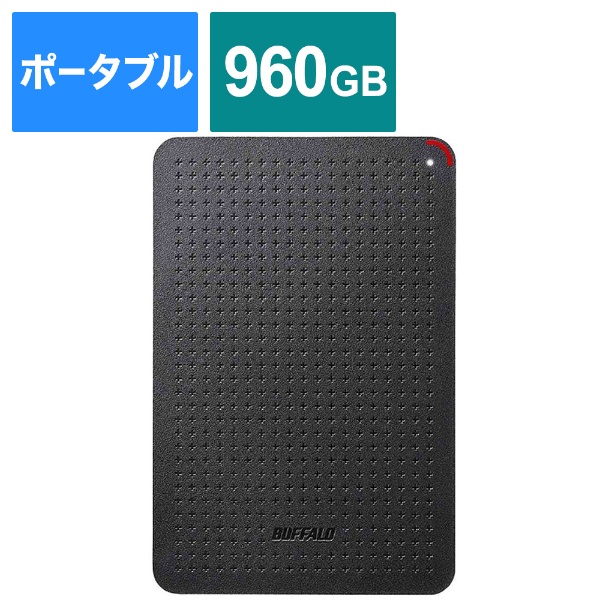 SSD-PL960U3-BK 外付けSSD SSD-PLU3シリーズ [960GB /ポータブル型]