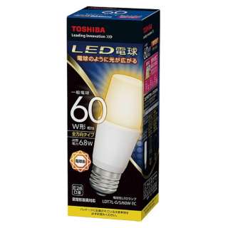 Ldt7l G S 60w Tc Led Bulb E26 Light Bulb Color One 60w Equivalency T Head Wide Light Distribution Type Toshiba Toshiba Mail Order Biccamera Com
