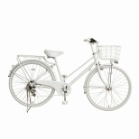 自行车citybike tsuyakeshihowaito ATB266[外装6段/26英寸][取消、退货不可]