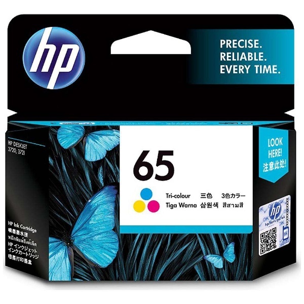 サイズ標準HP 純正インク HP65 3色カラー N9K01AA  60個