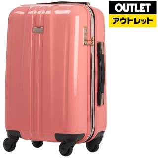 【アウトレット品】 スーツケース ファスナー H037ピンク　6701-48-PK　32(37)L 【外装不良品】