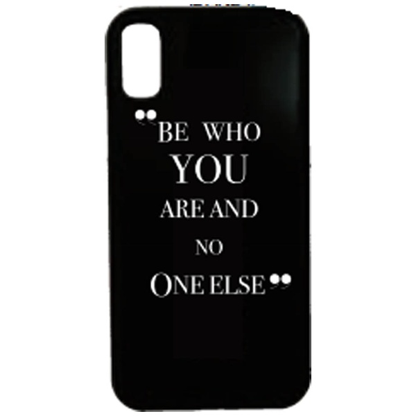 iPhone 購買 X用 訳あり品送料無料 Waylly Be Who You Are And One WL8-WHO No 壁に張り付くケース Else