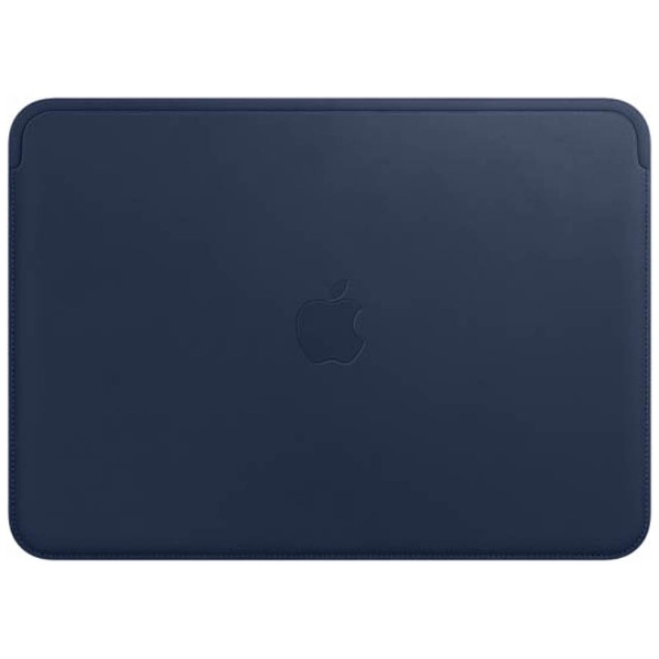 純正】 12インチMacBook用 レザースリーブ ミッドナイトブルー MQG02FE 