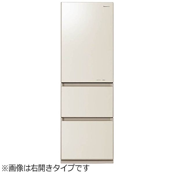 □美品□パナソニック Panasonic NR-C37FGM 冷凍冷蔵庫 左開き - 冷蔵庫