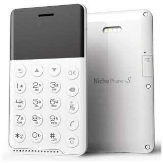 NichePhone-S白"MOB-N17-01WH"Android 4.2.0.96型、RAM/ROM： 无512MB/256MB nanoSIMx1 SIM移动电话