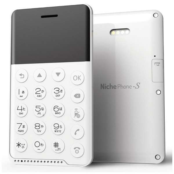 NichePhone-S白"MOB-N17-01WH"Android 4.2.0.96型、RAM/ROM： 无512MB/256MB nanoSIMx1 SIM移动电话_1