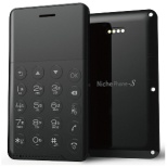 NichePhone-S黑色"MOB-N17-01BK"Android 4.2.0.96型、RAM/ROM： 无512MB/256MB nanoSIMx1 SIM移动电话