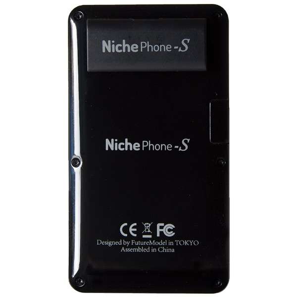 NichePhone-S黑色"MOB-N17-01BK"Android 4.2.0.96型、RAM/ROM： 无512MB/256MB nanoSIMx1 SIM移动电话_4