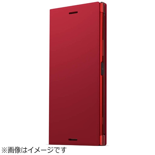 【ソニー純正】 Xperia XZ Premium用　手帳型ケース Style Cover Stand　ロッソ　SCSG10JP/R