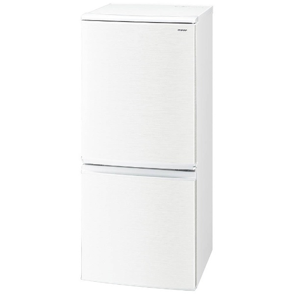 SJ-D14D-W 冷蔵庫 ホワイト系 [2ドア /右開き/左開き付け替えタイプ 