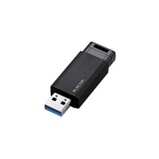 USBメモリ (Chrome/iPadOS/iOS/Mac/Windows11対応) ブラック MF-PKU3032GBK [32GB /USB TypeA /USB3.1 /ノック式]