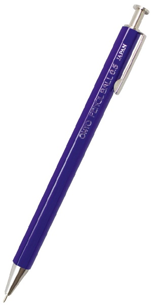 [油性ボールペン]ペンシルボール0.5 ブルー（ボール径：0.5mm、 インク色：黒） NBP-450E-BL ブルー NBP-450E-BL