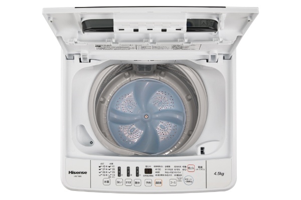 ビックカメラ.com - HW-T45C 全自動洗濯機 ホワイト [洗濯4.5kg /乾燥機能無 /上開き] 【お届け地域限定商品】
