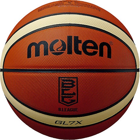 バスケットボール7号球 GL7X Bリーグ公式試合球(オレンジ×アイボリー) BGL7X-BL【一般・大学・高校・中学校 男子用】