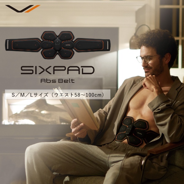 その他 その他 ビックカメラ.com - EMS トレーニングギア SIXPAD Abs Belt (シックスパッド アブスベルト・S/M/Lサイズ)  SP-AB2209F-S