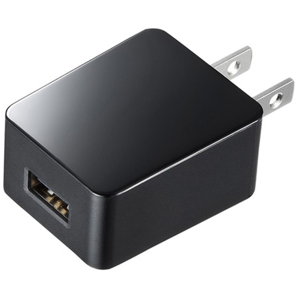 サンワサプライ USB充電器 1A 高耐久タイプ ACA-IP49BK 1個