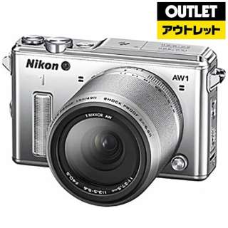 [奥特莱斯商品] Nikon 1 AW1微单防水变焦距镜头配套元件银[变焦距镜头][生产完毕物品]