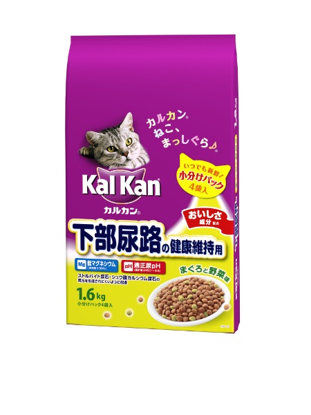 kalkan（カルカン）ドライ下部尿路の健康維持用 まぐろと野菜味 1.6kg
