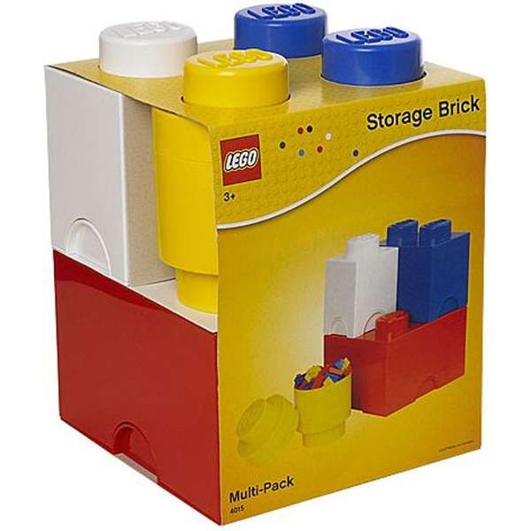 LEGO（レゴ） ストレージボックス ブリック マルチパック4セット LEGO｜レゴ 通販 | ビックカメラ.com
