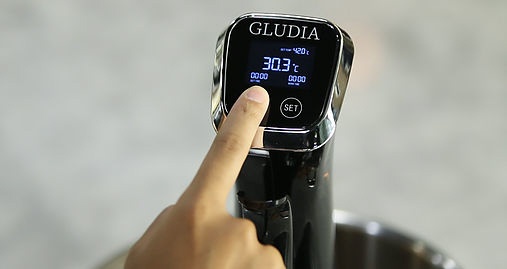 GLU-INM01 真空低温調理器 GLUDIA ブラック