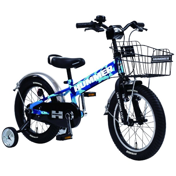 16型 幼児用自転車 ハマー KIDS TANK3.0-SE（ブルーカモフラージュ/シングルシフト） 13377-63 【キャンセル・返品不可】