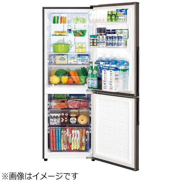 SJ-PD27D-T 冷蔵庫 プラズマクラスター冷蔵庫 ブラウン系 [2ドア /右 