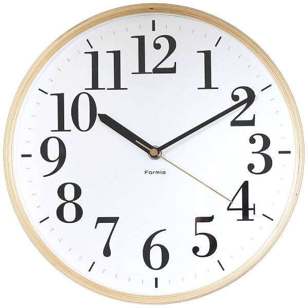 掛け時計 Formia 豊富な品 フォルミア 信憑 HIC-003 ベージュ 正規品