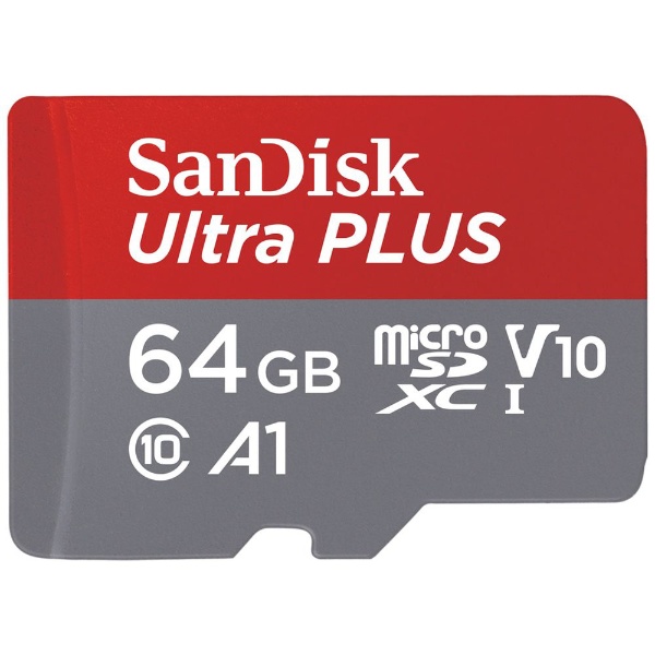 microSDXCカード[64GB/Class10] ウルトラ シリーズ Ultra PLUS SDSQUBC-064G-JB3CD [Class10  /64GB]