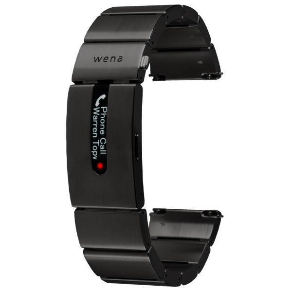 ハイブリッドスマートウォッチ wena wrist pro Premium Black(J)　WB-11A B