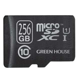 microSDXCJ[h GH-SDMRXCUB256G [Class10 /256GB] yïׁAOsǂɂԕiEsz